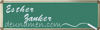 Esther Zanker Visitenkarte